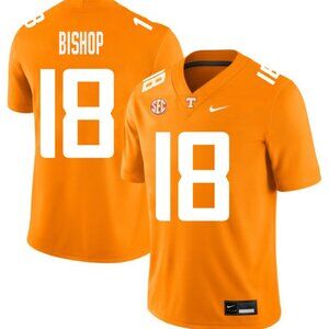 Mens Youths Select Size For Desean Bishop Orange Stitched Jersey Vapor